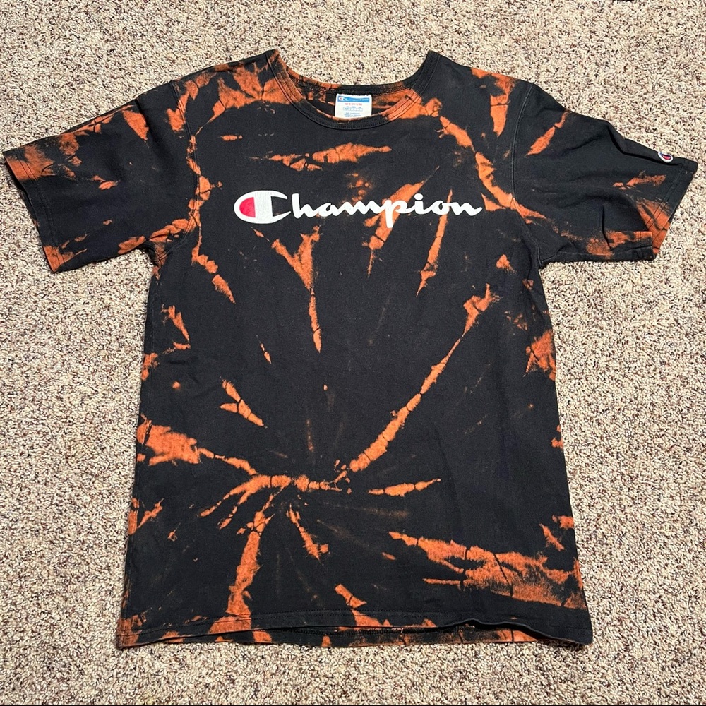 Vintage Bleach Dyed Champion Tee